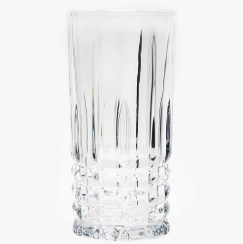 Juego Vaso De Cristal Alto Jugo Bebida 450Ml 6 Unidad