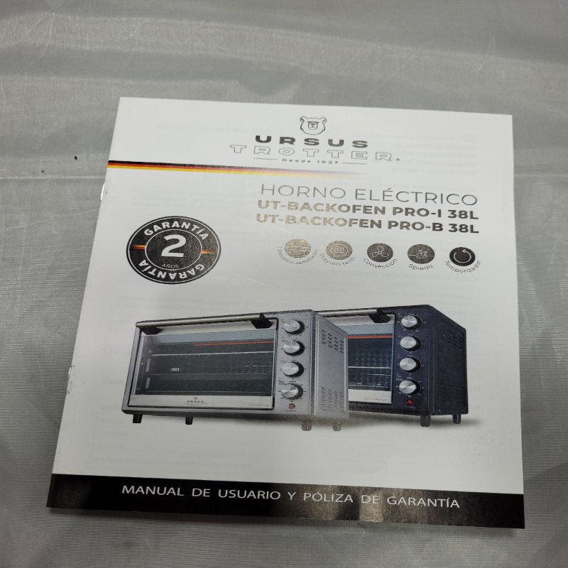 Horno Eléctrico Ursus Trotter Pro- B 38 litros