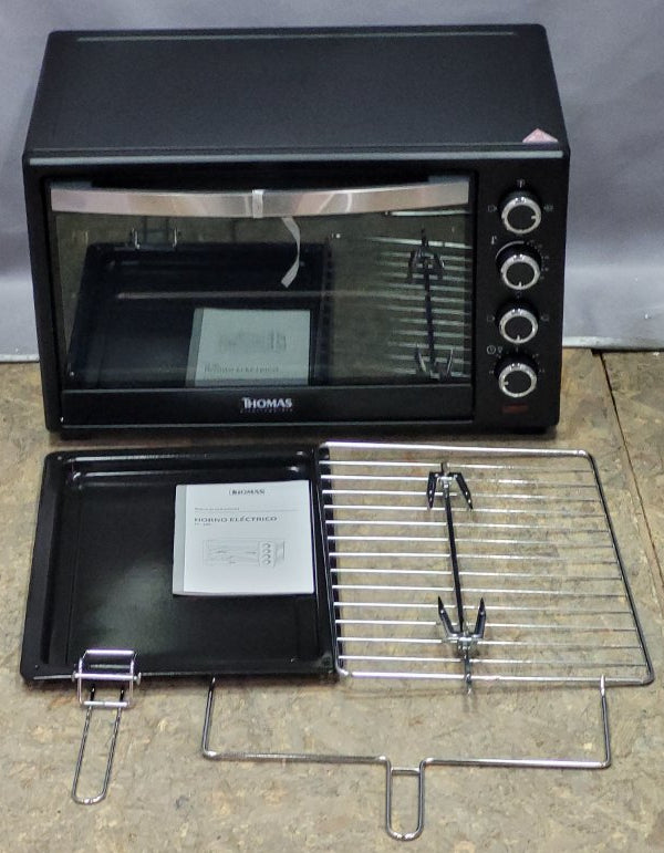 Horno Eléctrico Thomas Th-48n Negro 48 litros