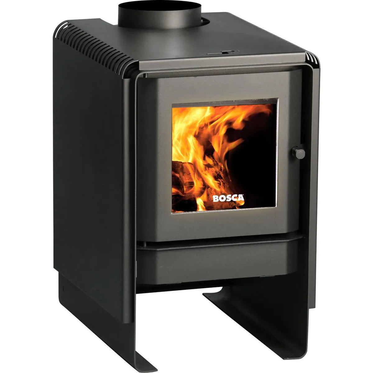 Calefactor a Leña Bosca Eco 360 Negro