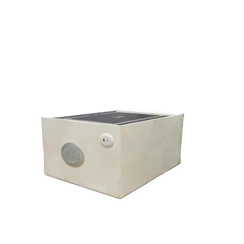 Velador Inteligente de 2 Cajones Blanco