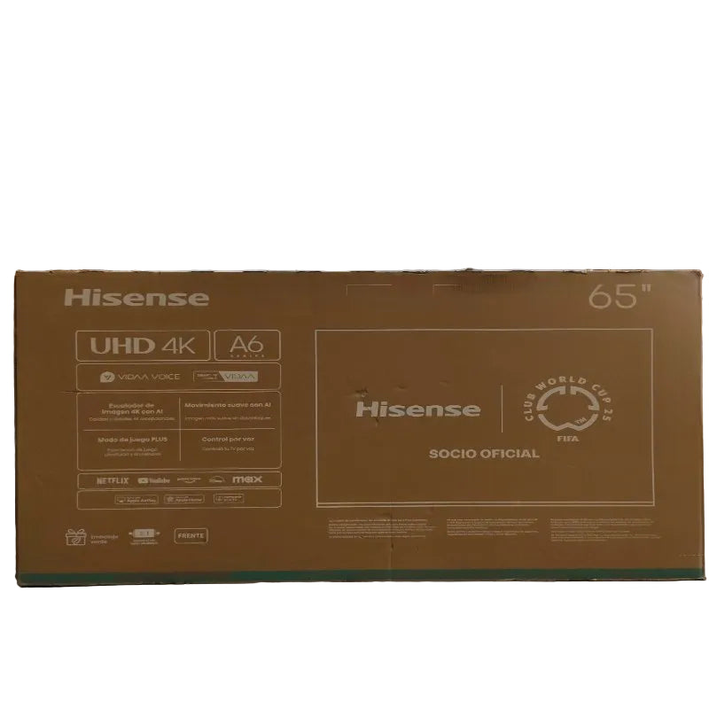 Smart TV Hisense 65A6NV 65 Pulgadas UHD 4K