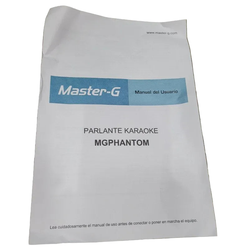 Parlante Bluetooth Karaoke MG Phantom 8 Pulgadas x2