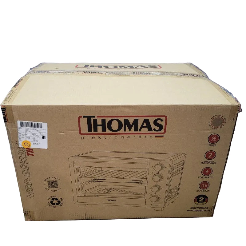 Horno Eléctrico Thomas TH-48I Silver 48 Litros