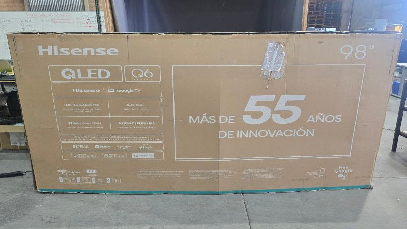 Televisor Hisense 98Q6QG QLED 4K 98 Pulgadas - Color Negro