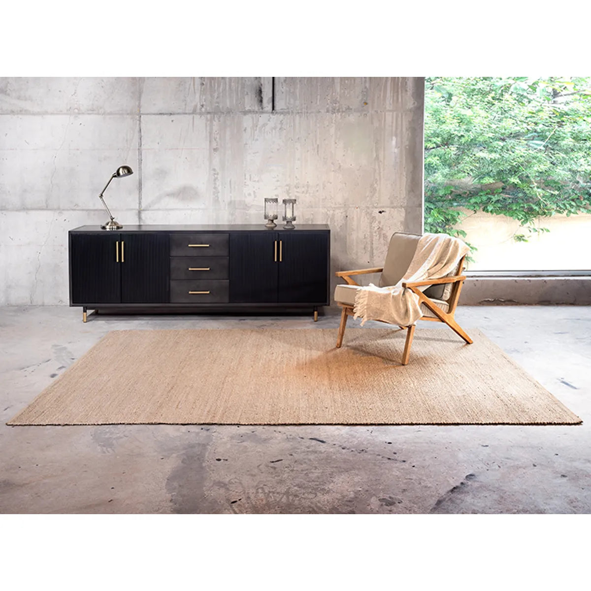 Alfombra de Yute Sahara Crudo, Form Design, 170x240 cm