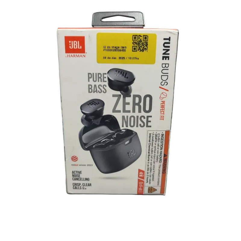 Audífonos Inalámbricos JBL Tune Buds con Cancelación Activa de Ruido (ANC) - Color Negro