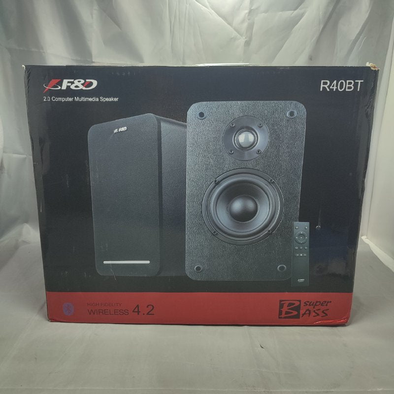 Parlante Multimedia Fenda R40BT 2.0 Bluetooth - Negro