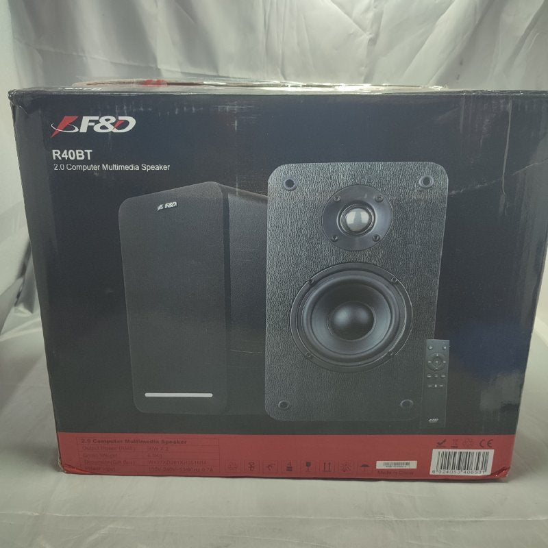 Parlante Multimedia Fenda R40BT 2.0 Bluetooth - Negro