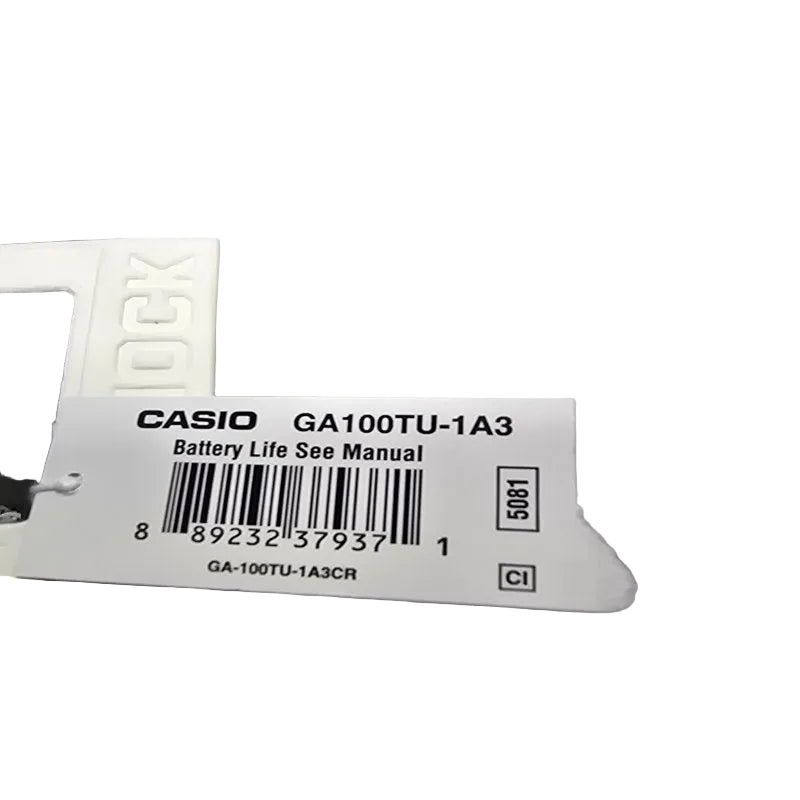 Reloj Digital Casio G-Shock GA100TU-1A3 Negro