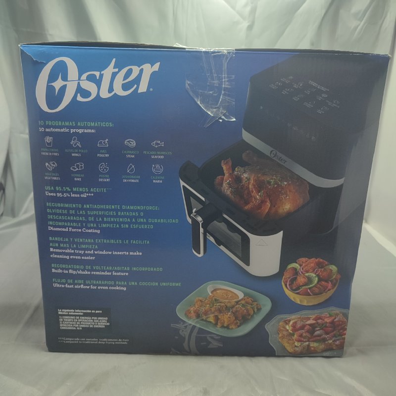 Freidora de Aire Digital Oster 7.5L Negra