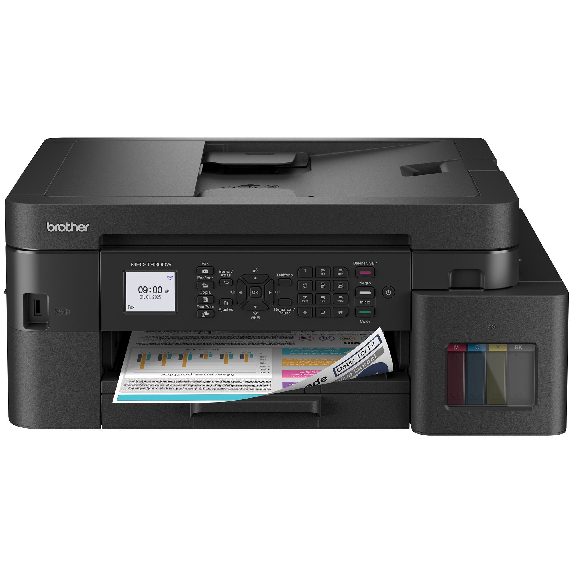 Impresora Multifuncional Brother MFC-T930DW Negro