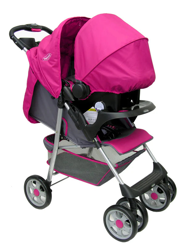 Coche Bebesit Travel System Zoom Rosado