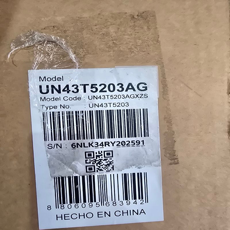 Smart TV Samsung UN43T5203AG 43 Pulgadas HD Negro
