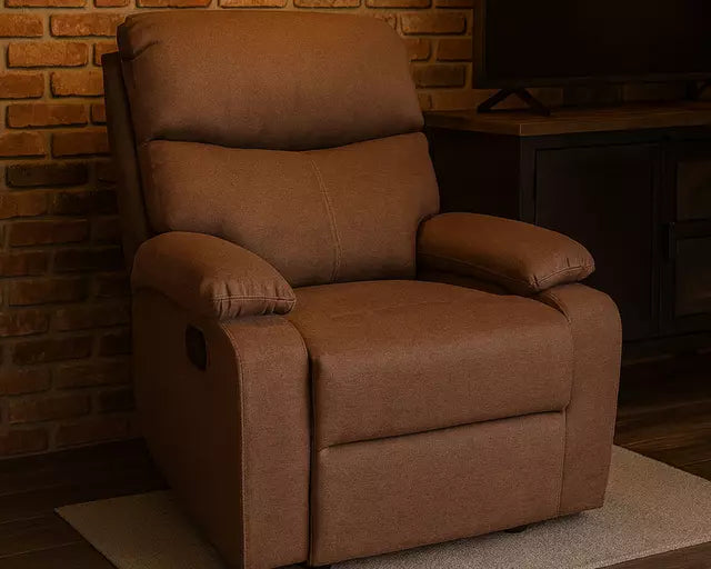 Sillón Berger Rai M+ Design Marrón 74x93x102 cm