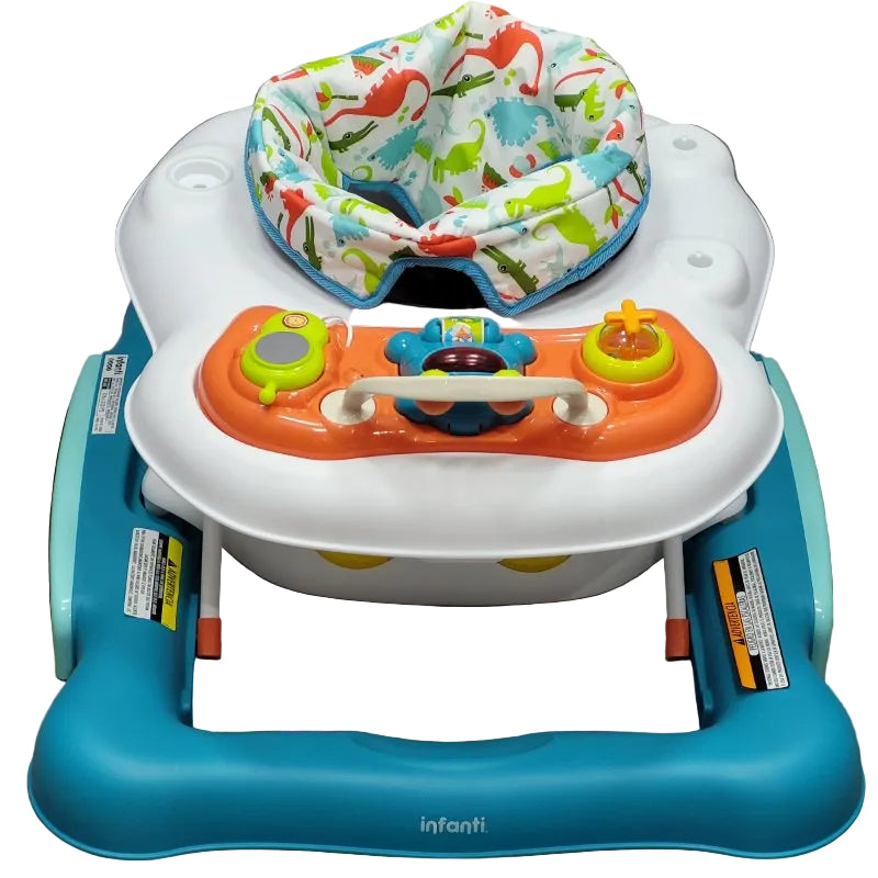 Andador 5 en 1 Infanti Baby Walker Blanco con Azul