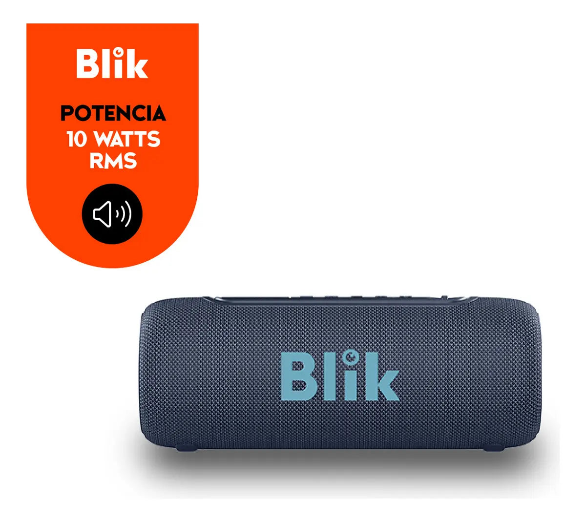 Parlante Portátil Bluetooth Blik BLIK-LIVE-BLU 10W RMS, Azul