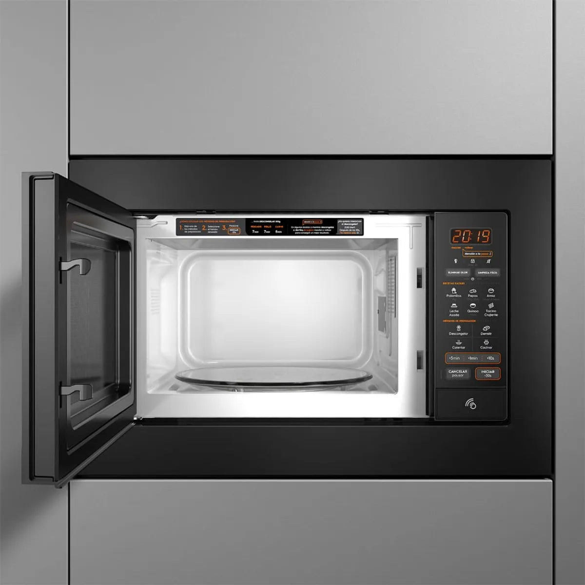Microondas Empotrable Mademsa MM2EN 27 Litros Negro