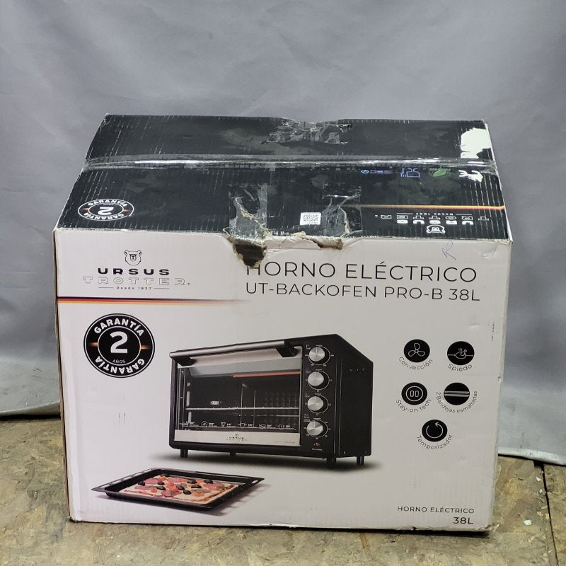 Horno Eléctrico URSUS TROTTER PRO-B 38 Litros Negro