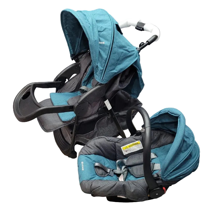 Coche de Viaje Bebesit 5282/Sienna Azul - Plegable y Ligero para Bebes