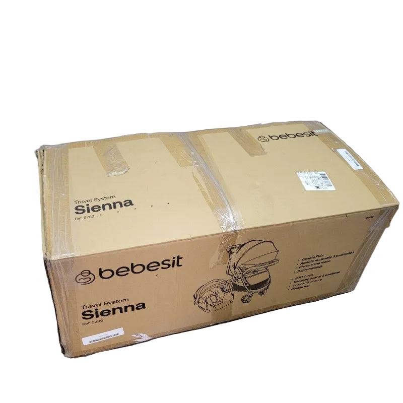 Coche de Viaje Bebesit 5282/Sienna Azul - Plegable y Ligero para Bebes