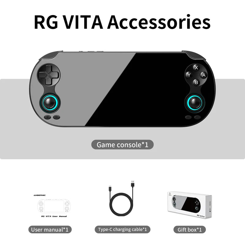 Consola Anbernic RG Vita Pro – Negro, 256GB