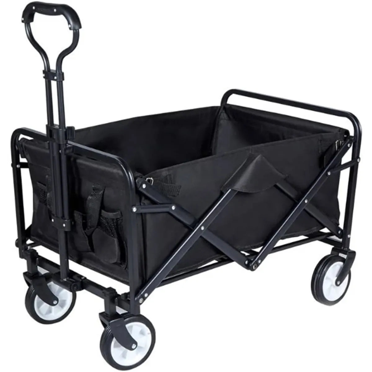 Carro de Arrastre Plegable MIABU MIB-CAR06, Negro