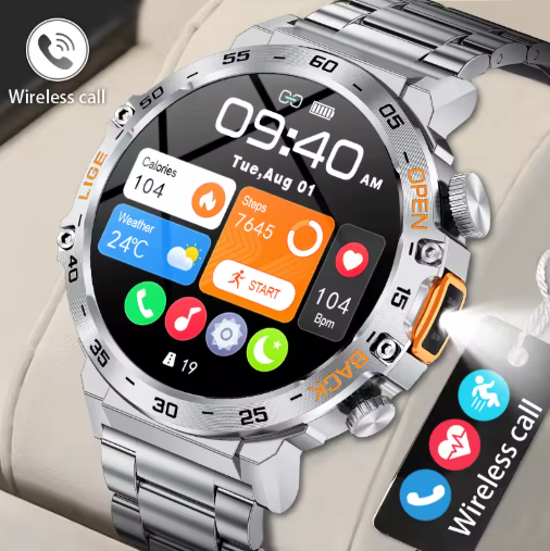 Smartwatch Lige Bw0616n Sport Acero Plateado
