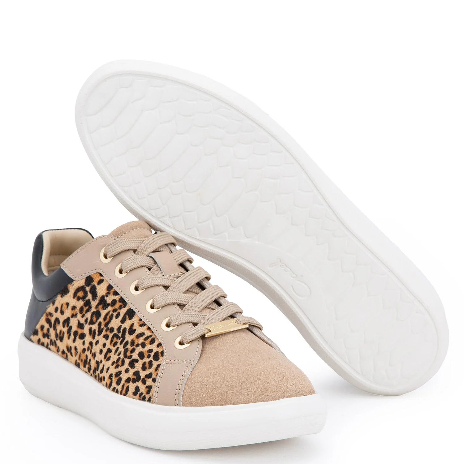 Zapatilla Gacel Gamuzon Leopardo Rosalia 40 Femenino