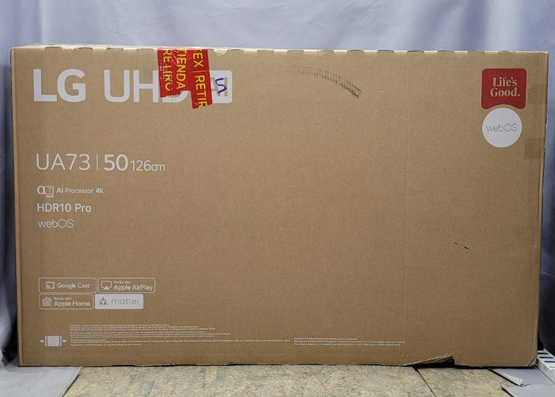 Smart TV LG 50UA7300PSB 50 Pulgadas UHD 4K, Negro