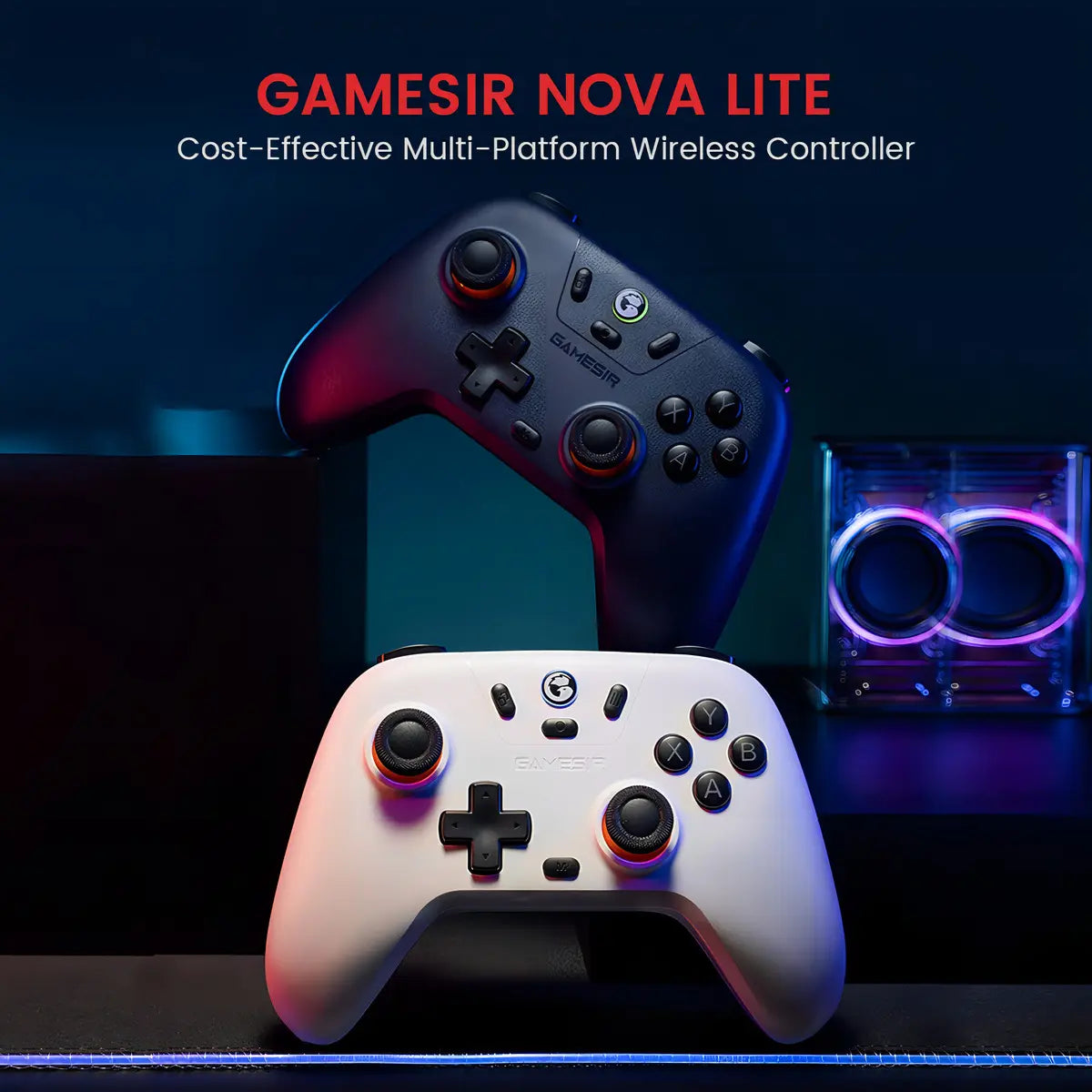 Mando Inalámbrico Multiplataforma GameSir Nova Lite T4N Lite Blanco