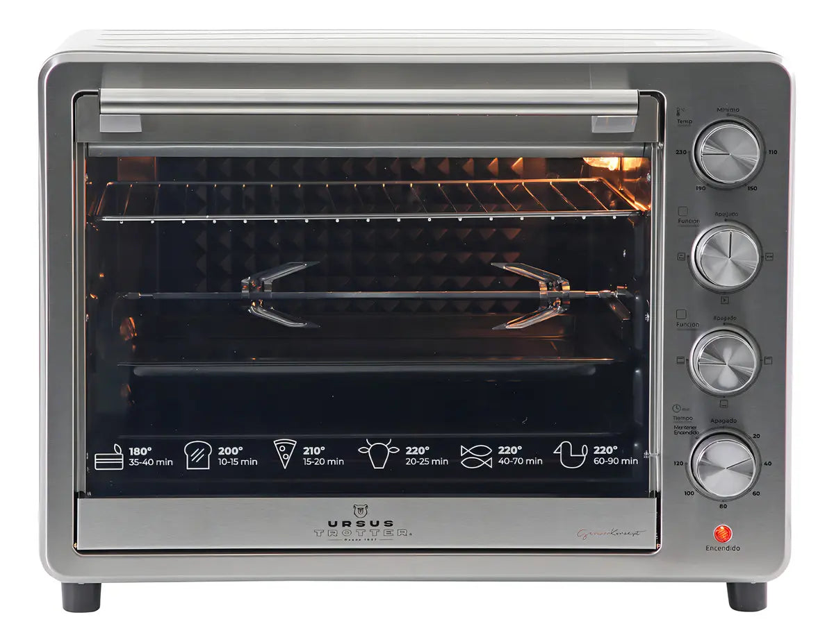 Horno Eléctrico Ursus Trotter UT-BACKOFEN PRO-I Gris 60 Litros