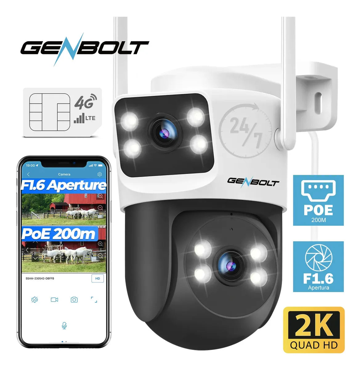 Cámara Genbolt Pro HD