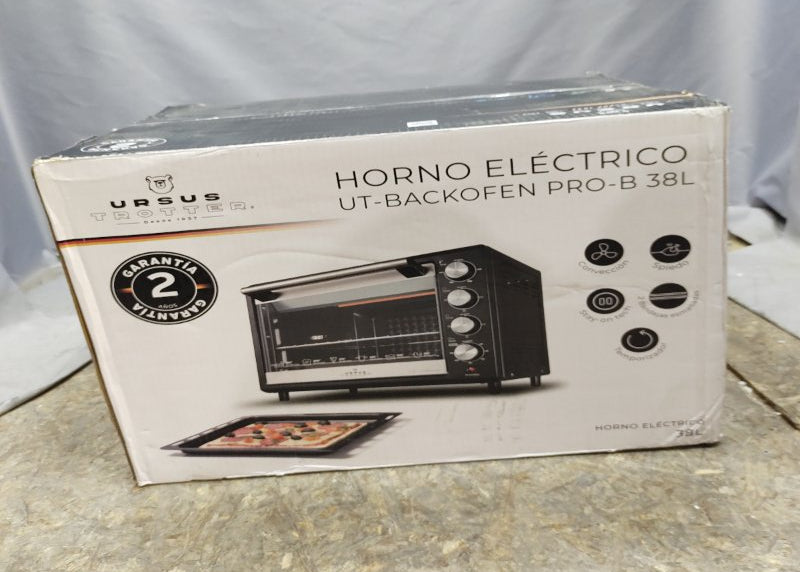 Horno Eléctrico URSUS TROTTER PRO-B 38 Litros Negro