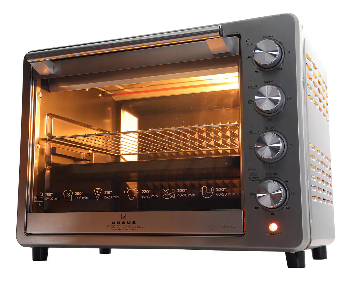 Horno Eléctrico Ursus Trotter UT-BACKOFEN PRO-I Gris 60 Litros