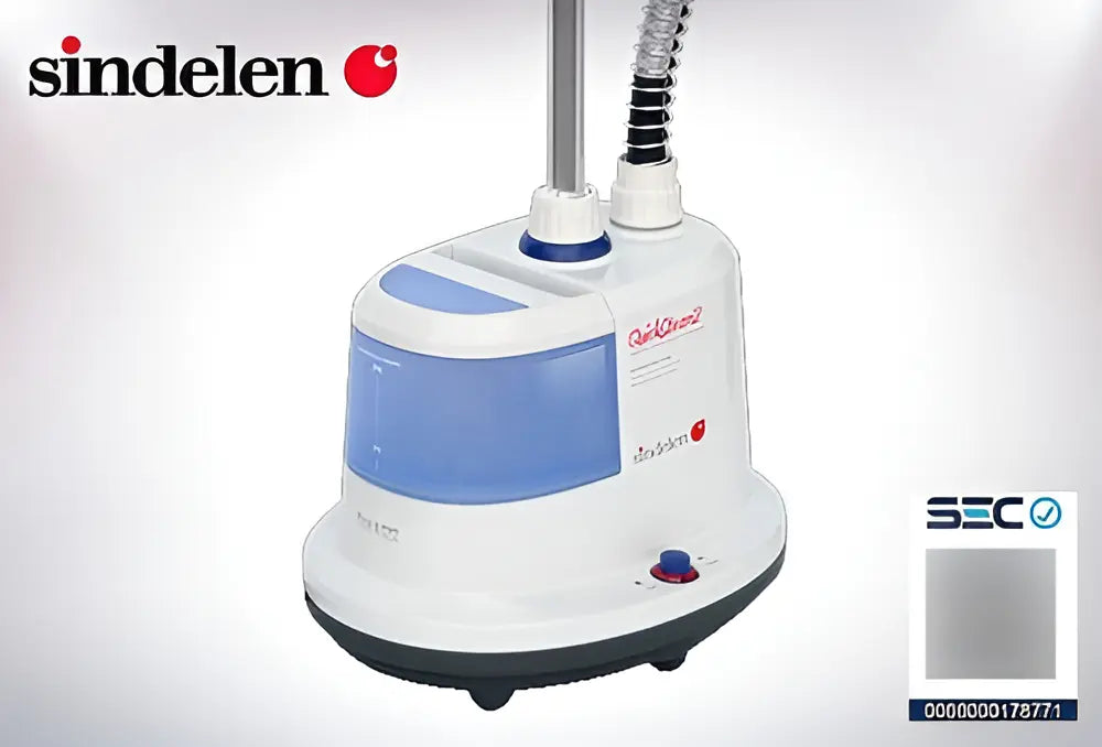 Plancha a Vapor Sindelen V-1600VBL 1600W 1.4 Litros, Blanco