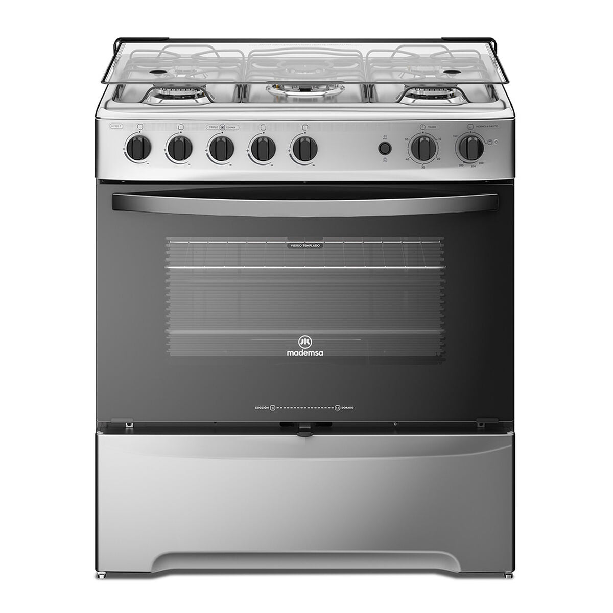 Cocina A Gas Licuado Mademsa M 920 T 5 Platos Gris