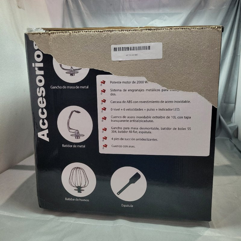 Batidora de Pedestal Multifuncional Maigas Home Lorenzza 10 Litros 6 Velocidades