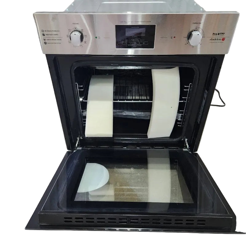 KIT HORNO EMPOTRABLE + CAMPANA + ENCIMERA SINDELEN HE-7400IN - CA650PS - CEG-4650IN