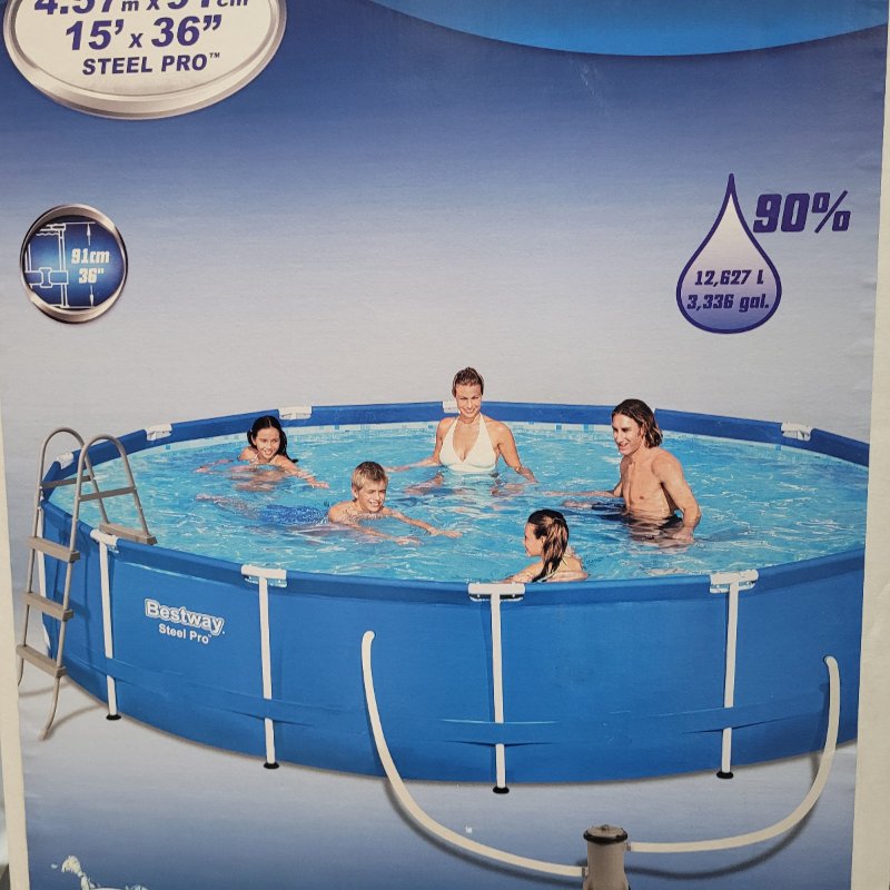 Piscina Desmontable Bestway Steel Pro 12.627 Litros 4.57m x 91cm