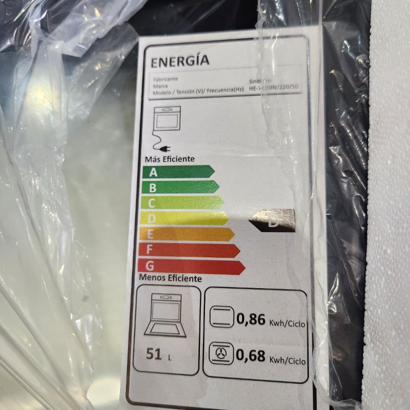 KIT HORNO EMPOTRABLE + CAMPANA + ENCIMERA SINDELEN HE-7400IN - CA650PS - CEG-4650IN