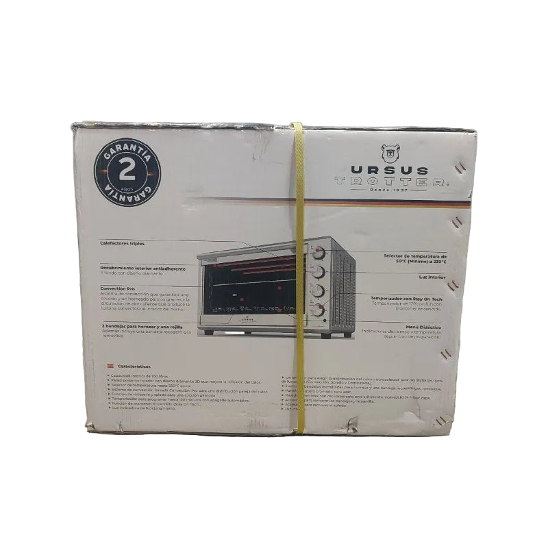 Horno Eléctrico URSUS TROTTER UT-BACKOFEN PRO-I 100L, 100 Litros