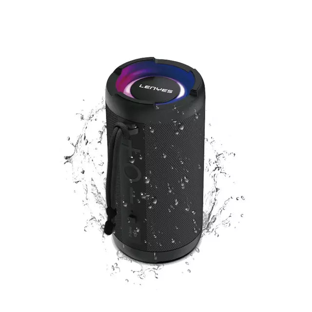 Parlante Portátil Bluetooth 5.3 Lenyes S214 20W Resistente al Agua Negro