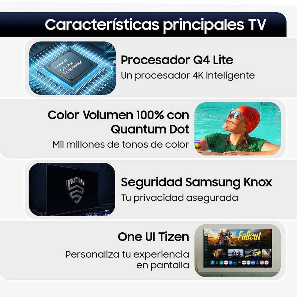 Smart TV QLED Samsung QN55Q6FAAG 55 Pulgadas
