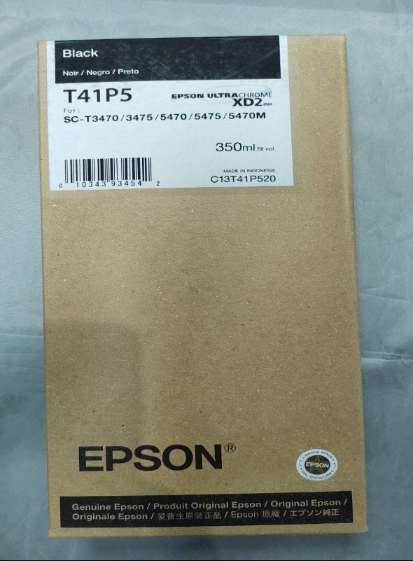 Cartucho de Tinta Epson T41P5 Black 350 ml