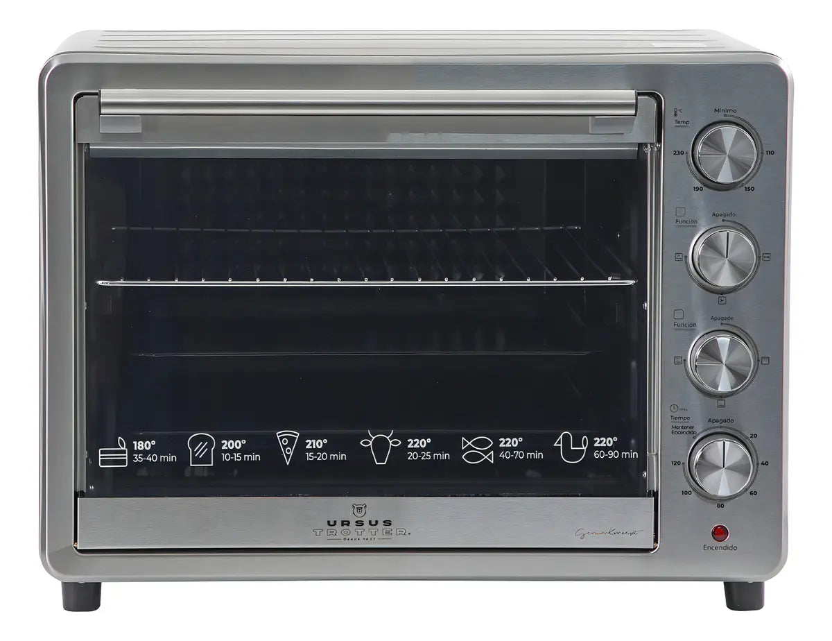 Horno Eléctrico Ursus Trotter UT-BACKOFEN PRO-I Gris 60 Litros