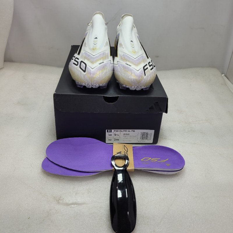 Zapatos de Fútbol Adidas F50 Elite LL FG - Talla US 10 / 27.1 cm para Hombre