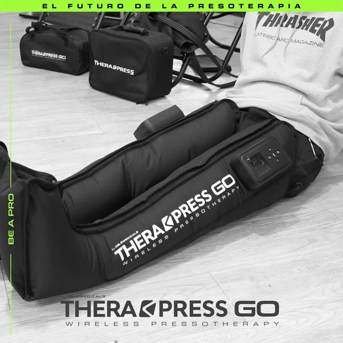 Botas Inalámbricas TheraPress GO para Drenaje y Recuperación