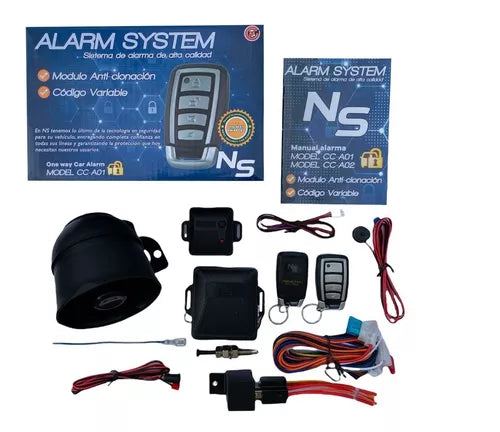 Alarma De Auto Ns Cogigo Variable  Alta Calidad  / Cc-A01