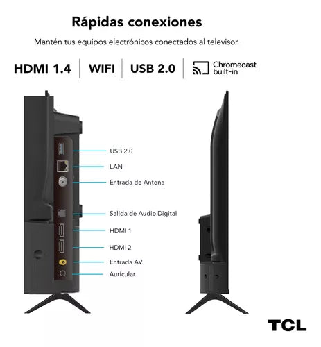 Tv Tcl 40s4500a 40 Pulgadas